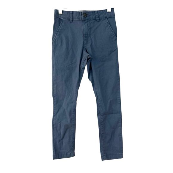 OSHKOSH B'GOSH NWOT Boys Slim Stretch Chino Pants Flat-Front Pants Blue 7 - Picture 1 of 4